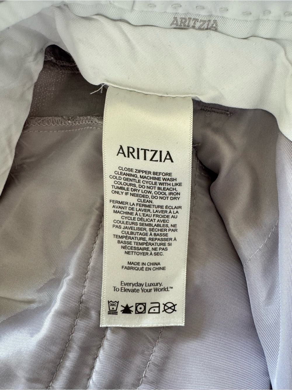 Aritzia The Effortless Pant - Gray - Picture 4 of 5